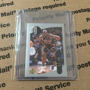 Michael Jordan ‘98 UD Sticker Card No. 53